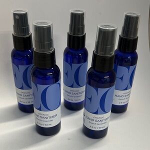 EO French Lavender Organic Spray Hand Sanitizer 2fl oz Set of 5 - New